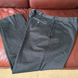 Gary Player Men's Black Chino Pants with Straight Fit